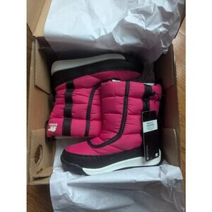 NIB Sorel Unisex Youth Whitney II Puffy Mid Waterproof Boots Cactus Pink Sz 10